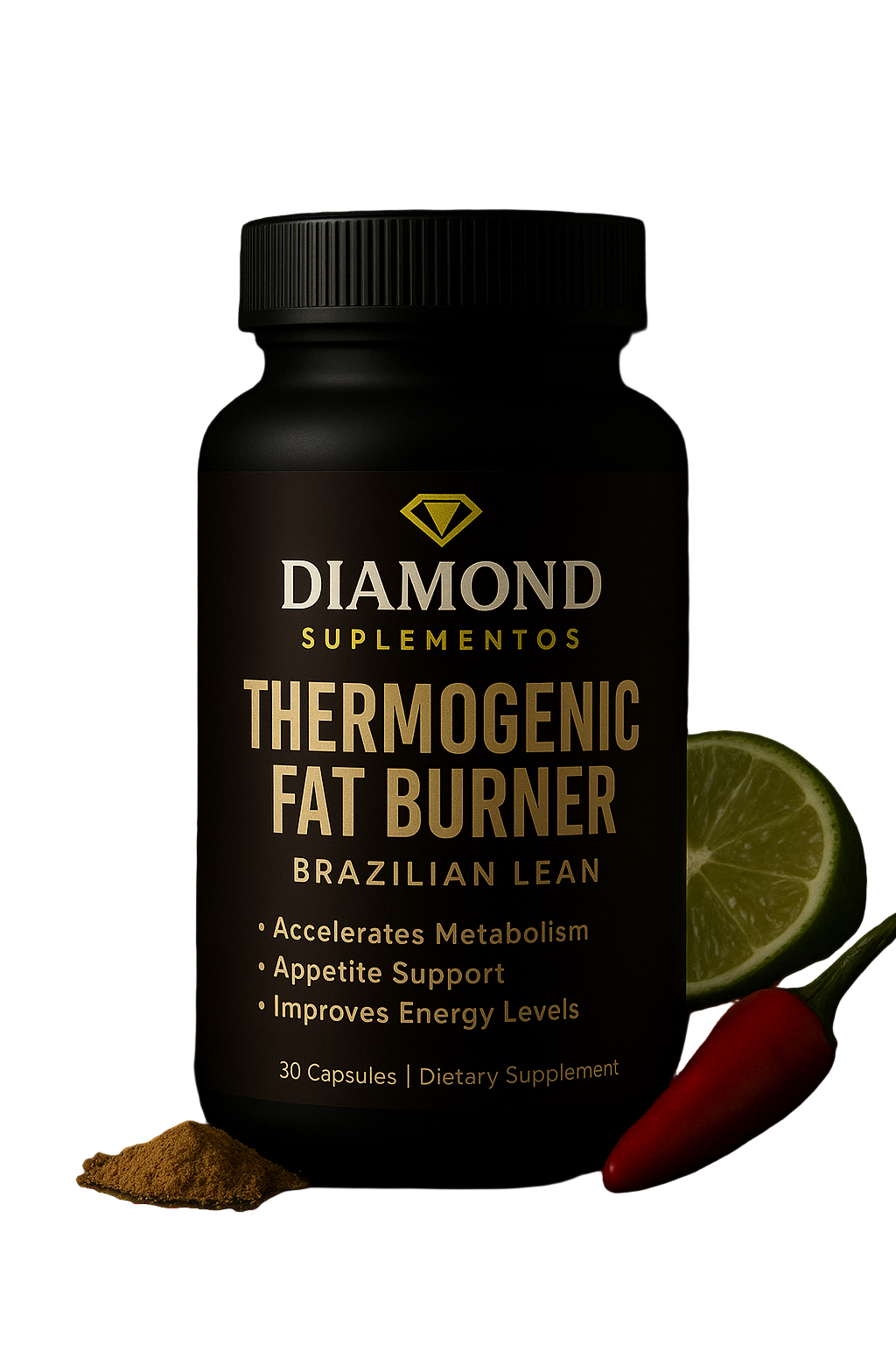 🔥 Thermogenic Fat Burner | Diamond Supplements
Quemador de Grasa Termogénico para Hombres y Mujeres –