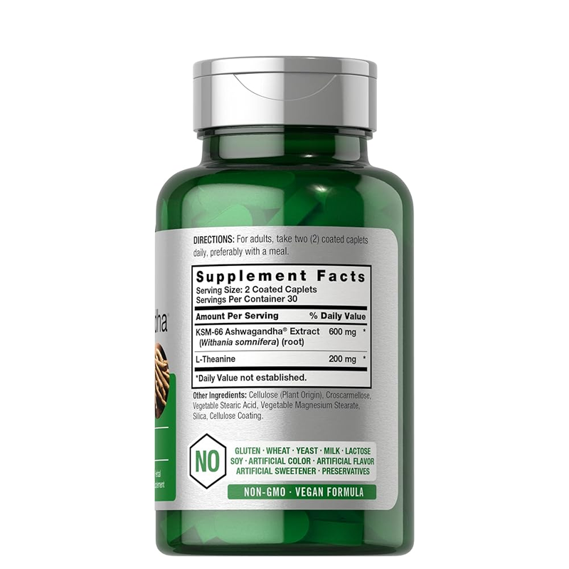 Ashwagandha KSM-66® con L-Teanina - Alivio del Estrés | Diamond Supplements