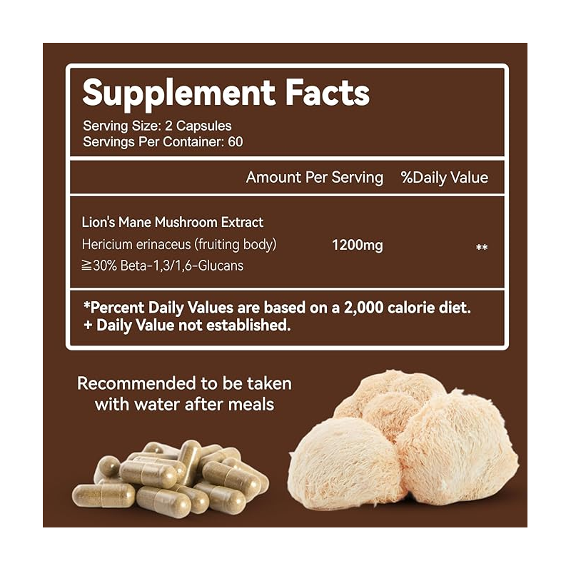 Melena de León 1200 mg - Cerebro e Inmunidad | Diamond Supplements