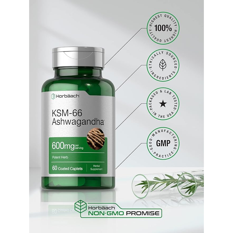 Ashwagandha KSM-66® con L-Teanina - Alivio del Estrés | Diamond Supplements