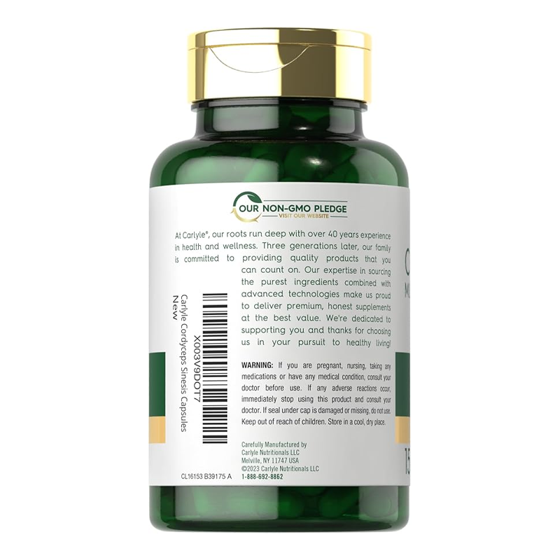 Cápsulas de Cordyceps 1000 mg - Energía y Oxigenación Premium | Diamond Supplements