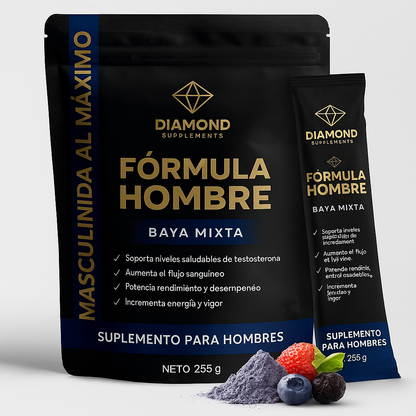 Suplemento Potenciador Masculino en Polvo | Diamond Supps – Potencia masculina total:
Aumenta tu testosterona, mejora la erección y eleva tu energía y deseo al máximo.