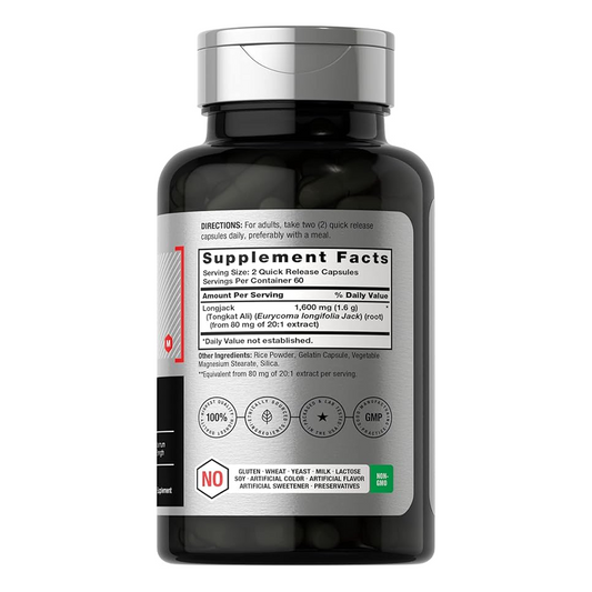 Tongkat Ali 1600 mg - Testosterona Natural | Diamond Supplements