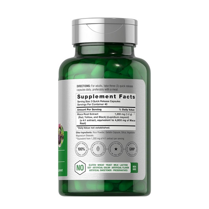 Maca 5000 mg - Potenciador de Libido | Diamond Supplements