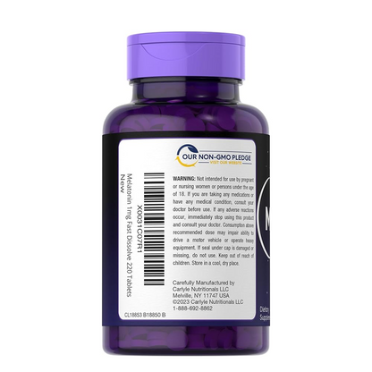 Melatonina 1 mg - Descanso Profundo Natural | Diamond Supplements