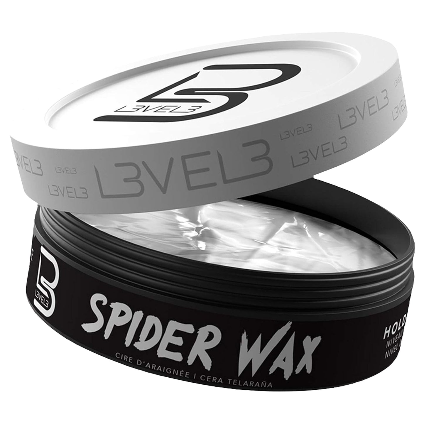 L3 Level 3 Spider Wax - Long Lasting and Strong Hold Improve Your Hair Volume and Texture - Level Three Hair Wax for Men