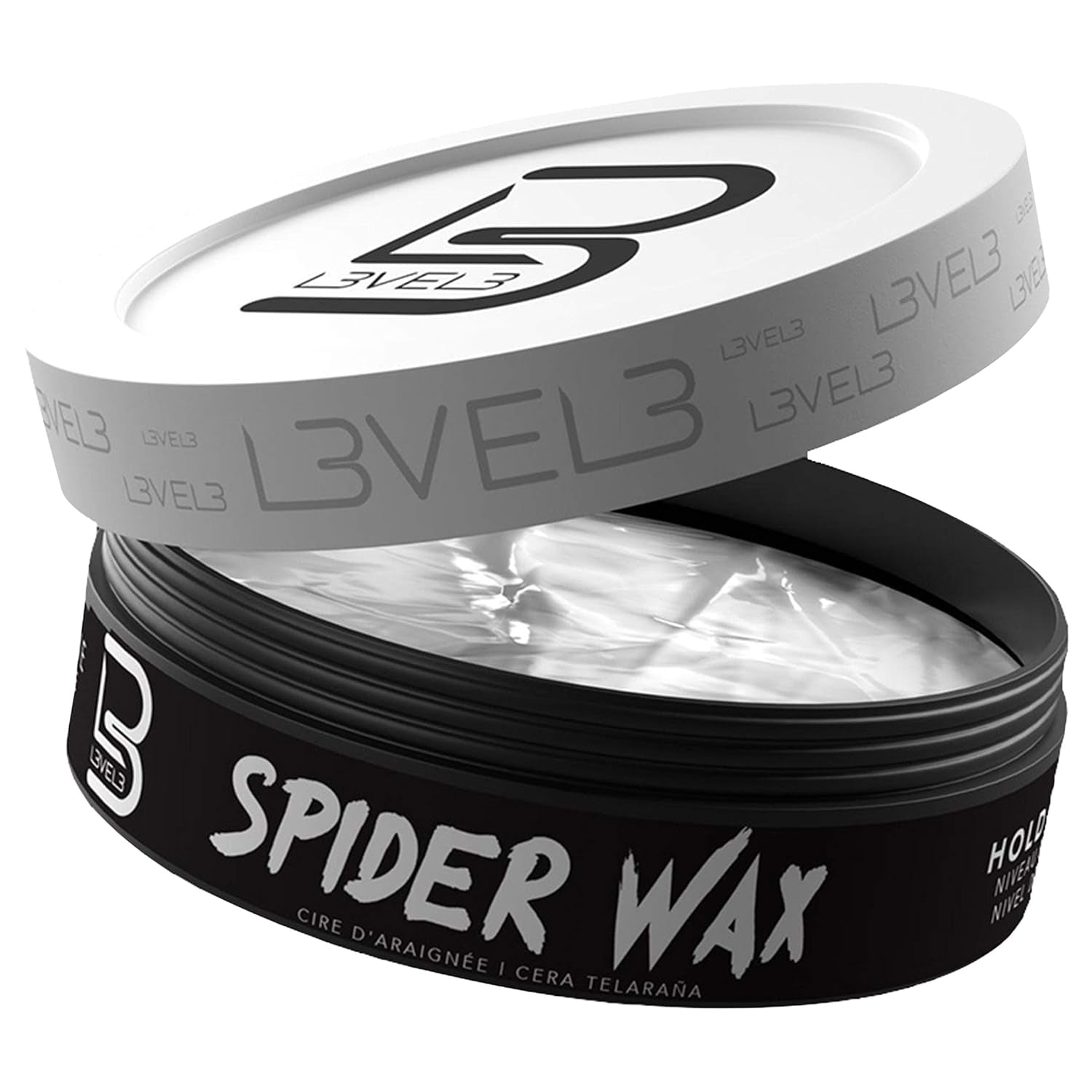 L3 Level 3 Spider Wax - Long Lasting and Strong Hold Improve Your Hair Volume and Texture - Level Three Hair Wax for Men