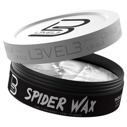 L3 Level 3 Spider Wax - Long Lasting and Strong Hold Improve Your Hair Volume and Texture - Level Three Hair Wax for Men